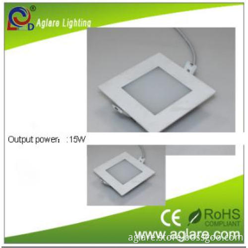 recessed slim white panel led widely used in market led panel light